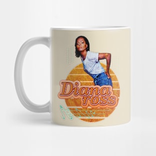 Diana ross \\ Retro Art Mug